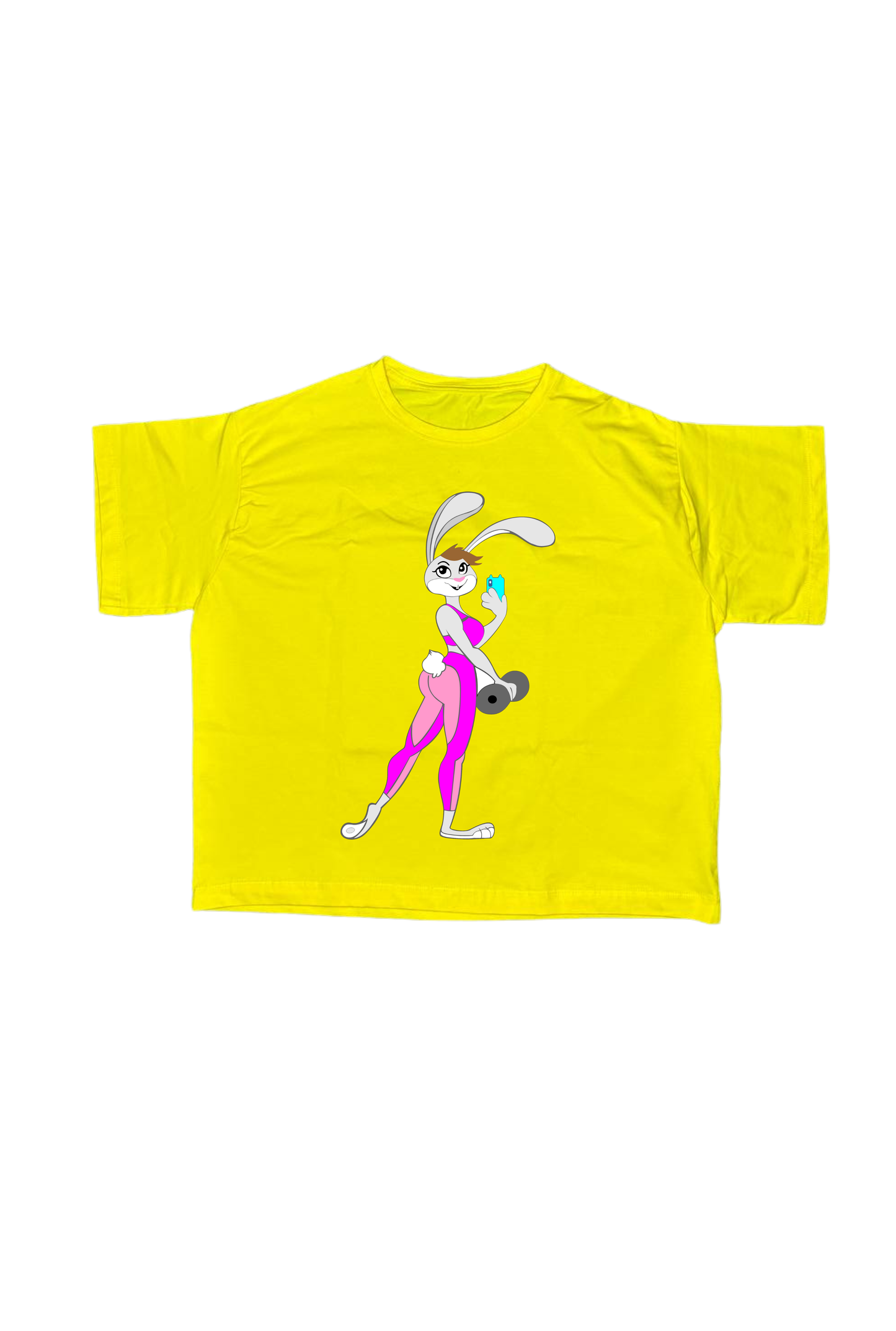 Camiseta Oversize Conejita Fitness