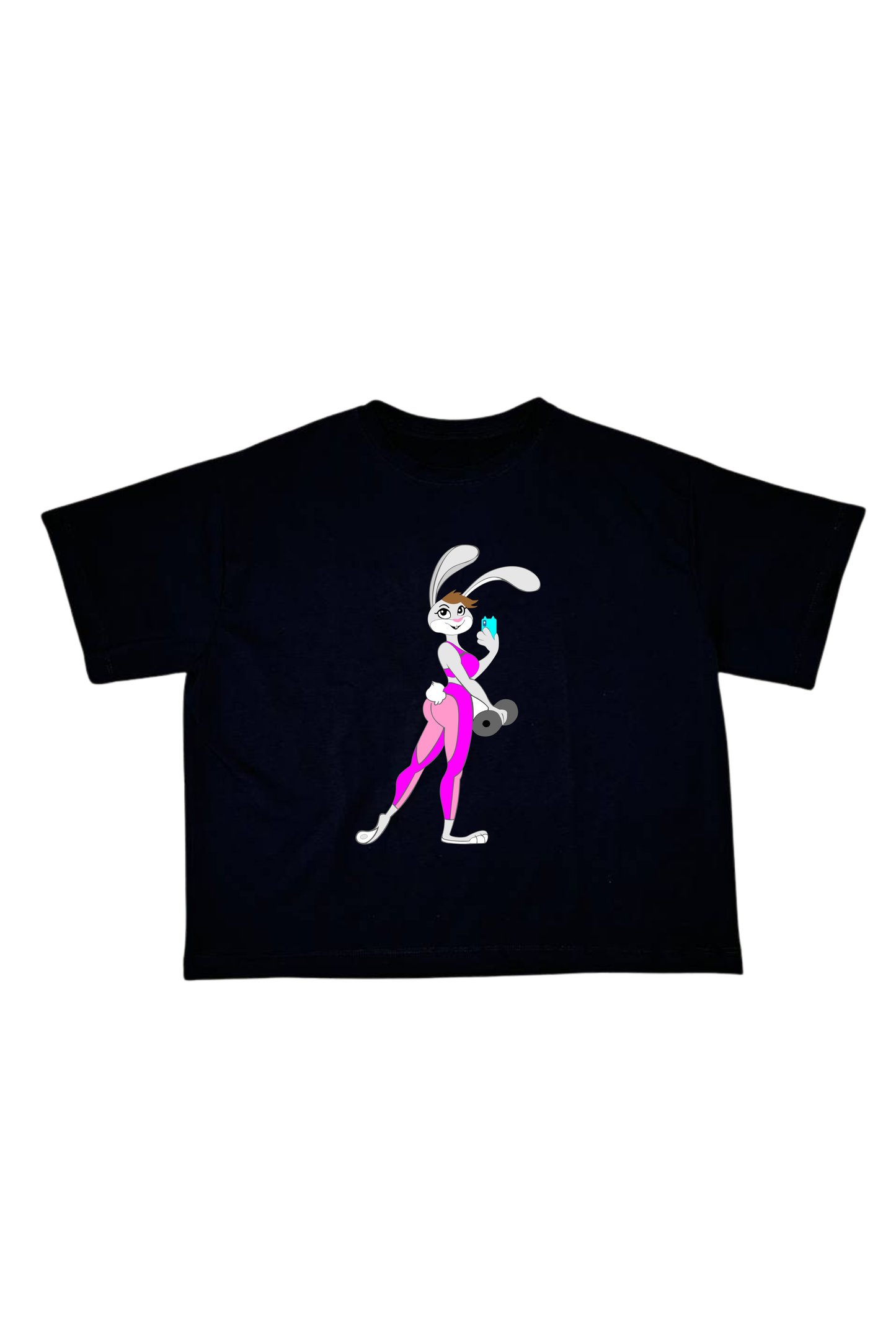 Camiseta Oversize Conejita Fitness